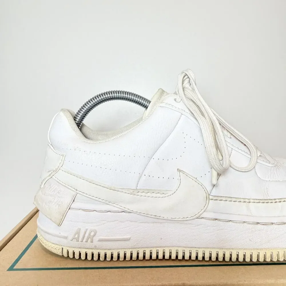 Nike Air Force 1 Jester XX Triple White Womens Shoes Size 10 AF1 Low Sneakers